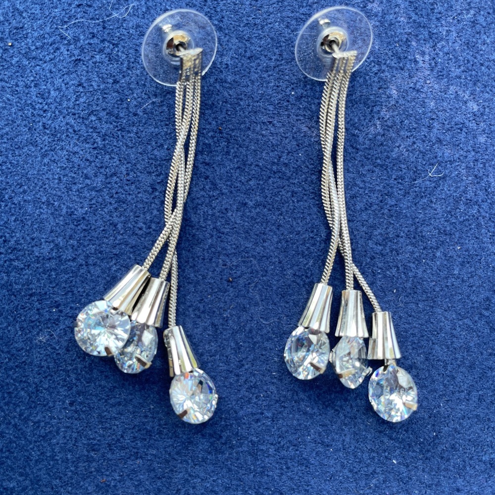 Macy’s Crystal dangling earrings